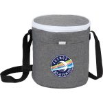 Custom Round RPET 9 Can Cooler Bag? with Company Logo - Personalized Bulk Corporate Gift - 2