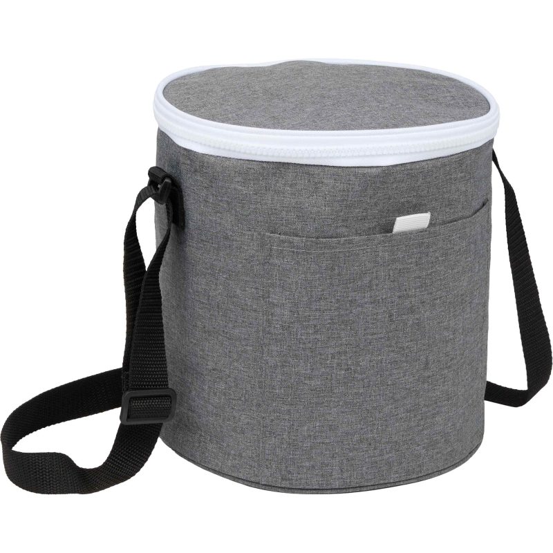 Custom Round RPET 9 Can Cooler Bag? with Company Logo - Personalized Bulk Corporate Gift - 4