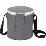 Custom Round RPET 9 Can Cooler Bag? with Company Logo - Personalized Bulk Corporate Gift - 6