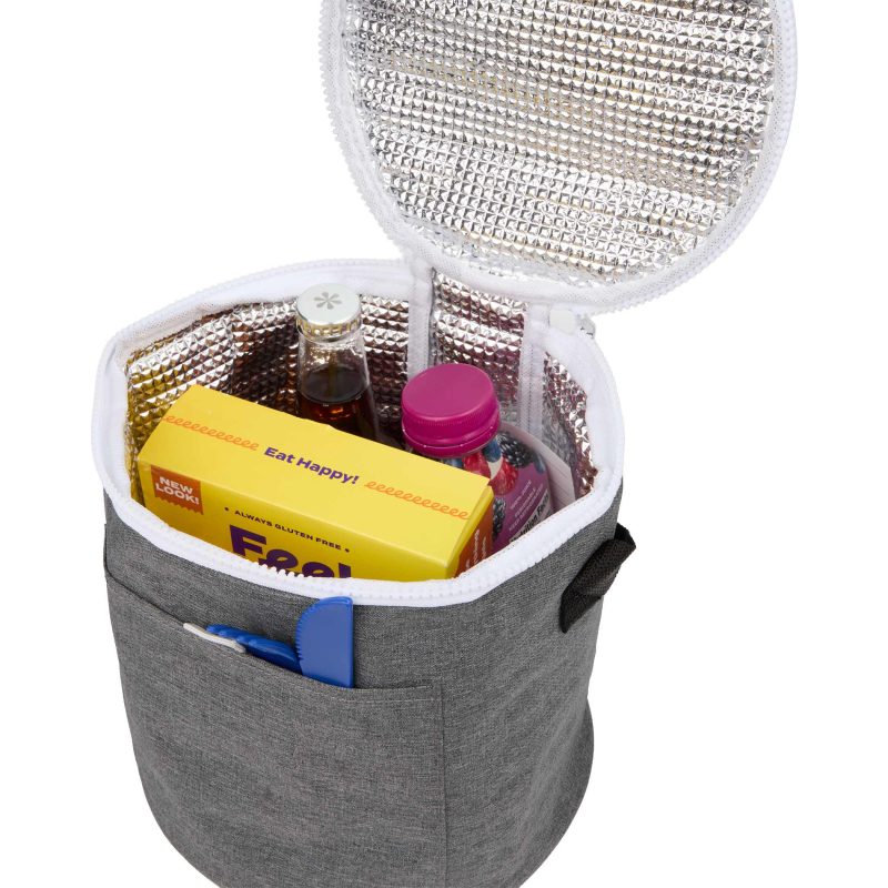 Custom Round RPET 9 Can Cooler Bag? with Company Logo - Personalized Bulk Corporate Gift - 8