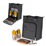 Custom Sonoma Expandable Wine and Cheese Tote with Company Logo - Personalized Bulk Corporate Gift - 1