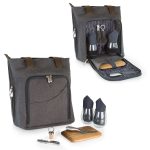 Custom Sonoma Expandable Wine and Cheese Tote with Company Logo - Personalized Bulk Corporate Gift - 5