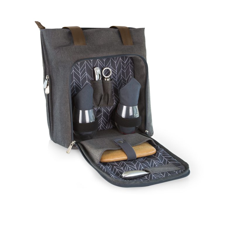 Custom Sonoma Expandable Wine and Cheese Tote with Company Logo - Personalized Bulk Corporate Gift - 6