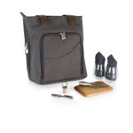 Custom Sonoma Expandable Wine and Cheese Tote with Company Logo - Personalized Bulk Corporate Gift - 7
