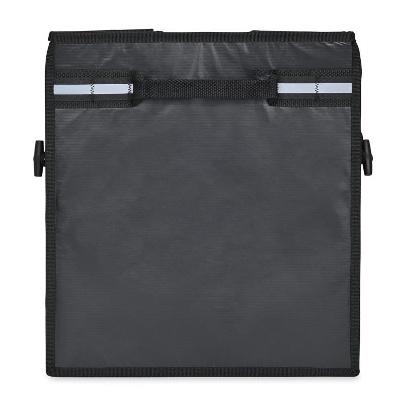 Custom Structure Laminated Recycled Non-Woven Cargo Box with Cooler - Black with Company Logo - Personalized Bulk Corporate Gift - 3