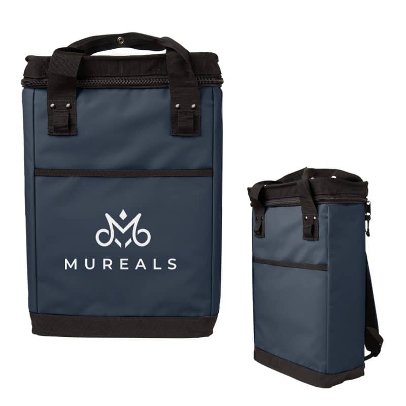 Custom Summit 24 Can Cooler Backpack with Company Logo - Personalized Bulk Corporate Gift - 5