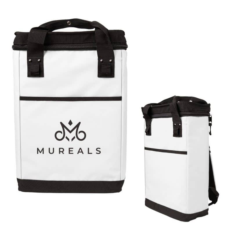Custom Summit 24 Can Cooler Backpack with Company Logo - Personalized Bulk Corporate Gift - 7