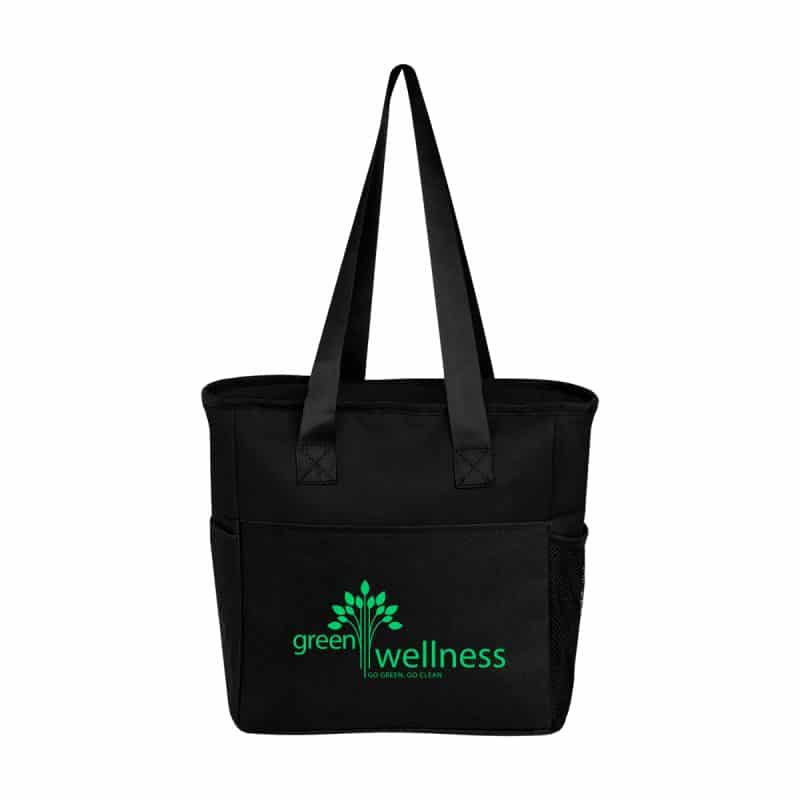 Custom Sydney 12 Can Cooler Tote Bag with Company Logo - Personalized Bulk Corporate Gift - 3