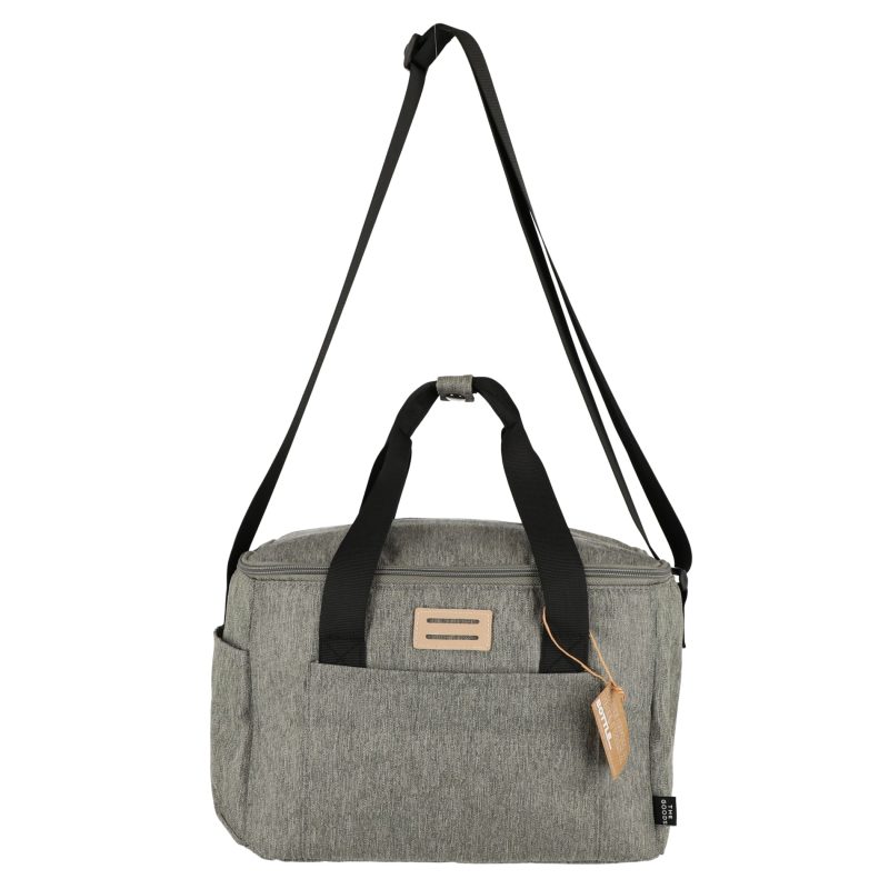 Custom THE GOODS™ Recycled 12 Can Cooler Bag with Company Logo - Personalized Bulk Corporate Gift - 1