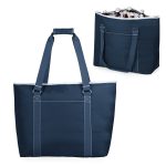 Custom Tahoe Canvas Cooler Tote w/Zipper Pocket with Company Logo - Personalized Bulk Corporate Gift - 1
