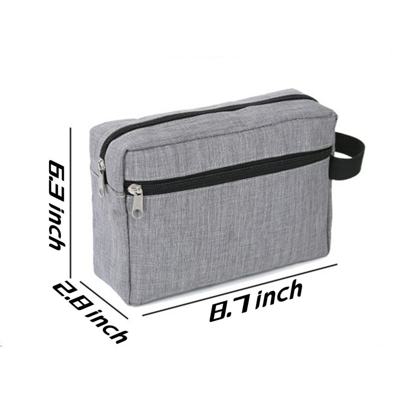 Custom Travel Toiletry Bag with Company Logo - Personalized Bulk Corporate Gift - 1