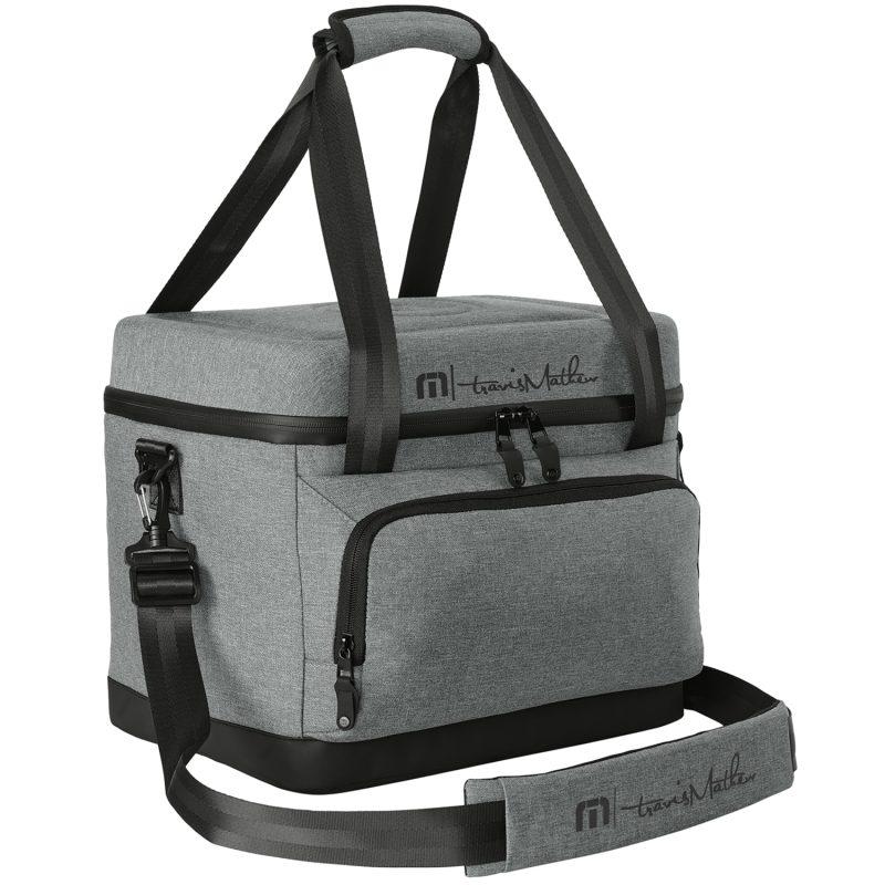 Custom TravisMathew 24-Can Beverage Cooler with Company Logo - Personalized Bulk Corporate Gift - 1