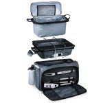 Custom Vulcan 3-in-1 Grill/Cooler/Tote w/Gas Grill & BBQ Tools with Trolley with Company Logo - Personalized Bulk Corporate Gift - 2