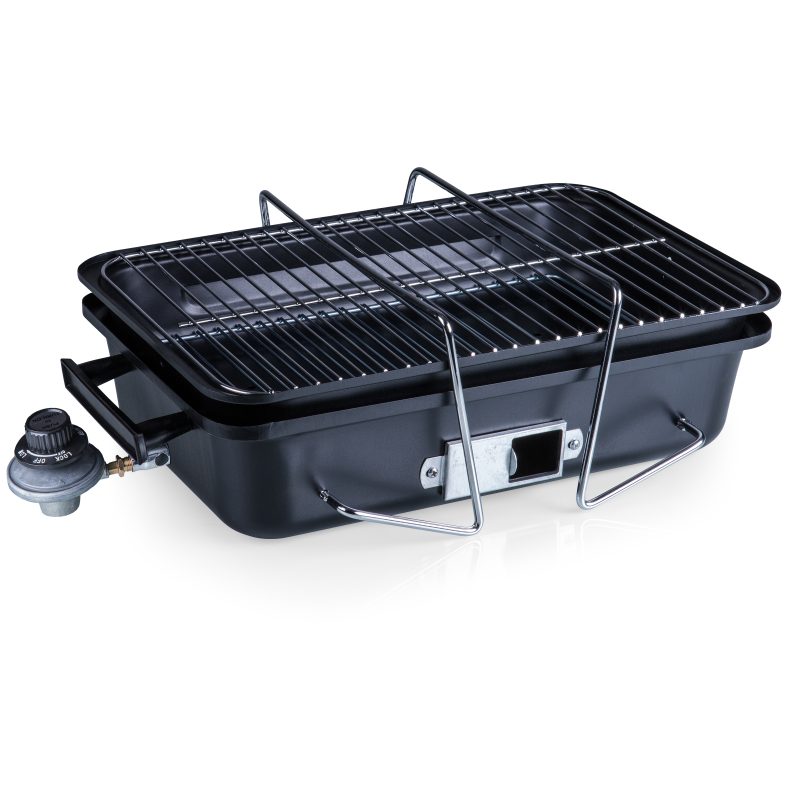 Custom Vulcan All-In-One BBQ Grill/Cooler/Tote w/Gas Grill & BBQ Tools with Company Logo - Personalized Bulk Corporate Gift - 9