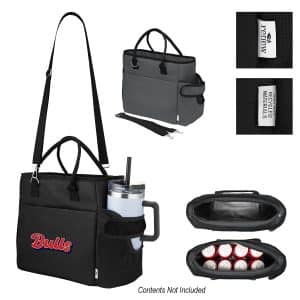 Custom Warren Rpet 16 Can Cooler Tote Bag with Company Logo - Personalized Bulk Corporate Gift
