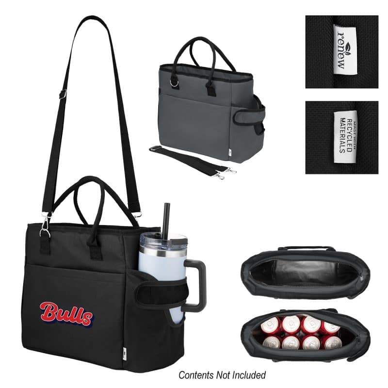 Custom Warren Rpet 16 Can Cooler Tote Bag with Company Logo - Personalized Bulk Corporate Gift