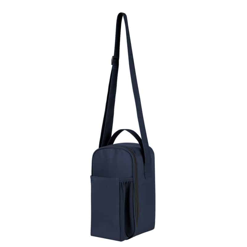 Custom Weston Rpet 4 Can Cooler Sling Bag with Company Logo - Personalized Bulk Corporate Gift - 5