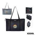Custom iCOOL Mancos 36-Can Cooler Tote Bag with Company Logo - Personalized Bulk Corporate Gift