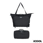 Custom iCOOL Rockvale Repreve Packable Puffer 20-Can Cooler Tote with Company Logo - Personalized Bulk Corporate Gift - 1